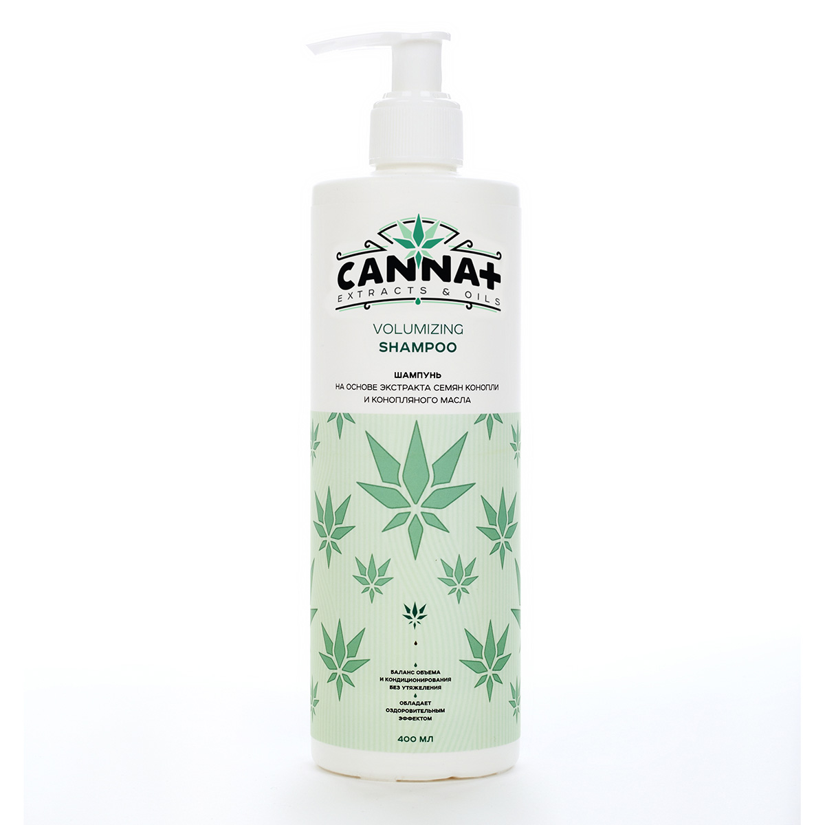 Шампунь бессульфатный для объема CANNA+ Volumizing Shampoo SLS Free 400 мл_2