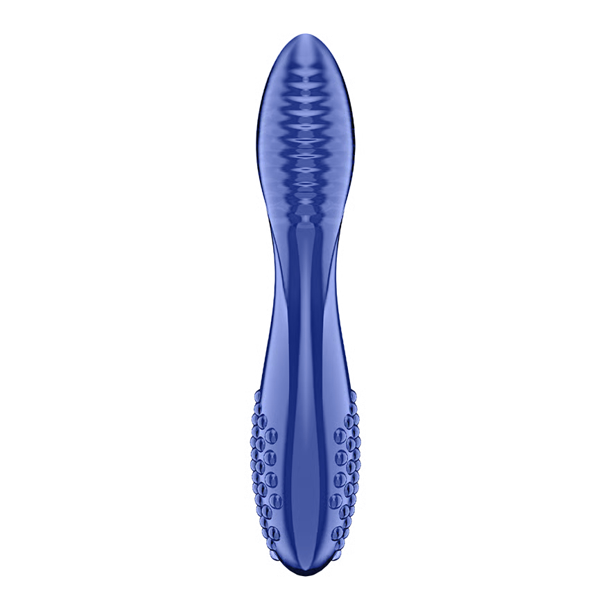 satisfyer-dazzling-crystal_2-glass-dildo-blue-eside-view