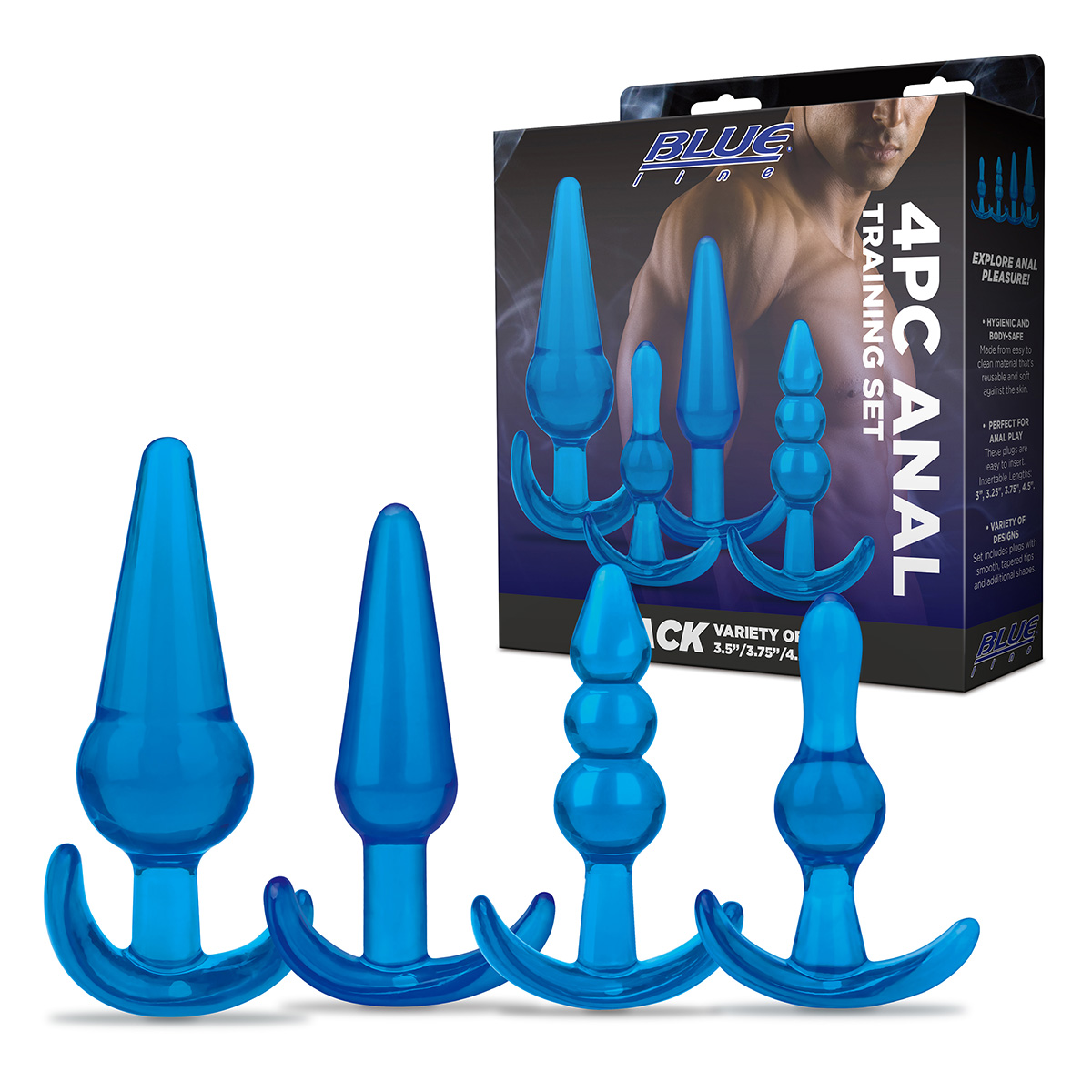 Тренировочный набор из 4 анальных плагов Anal Training Set_2