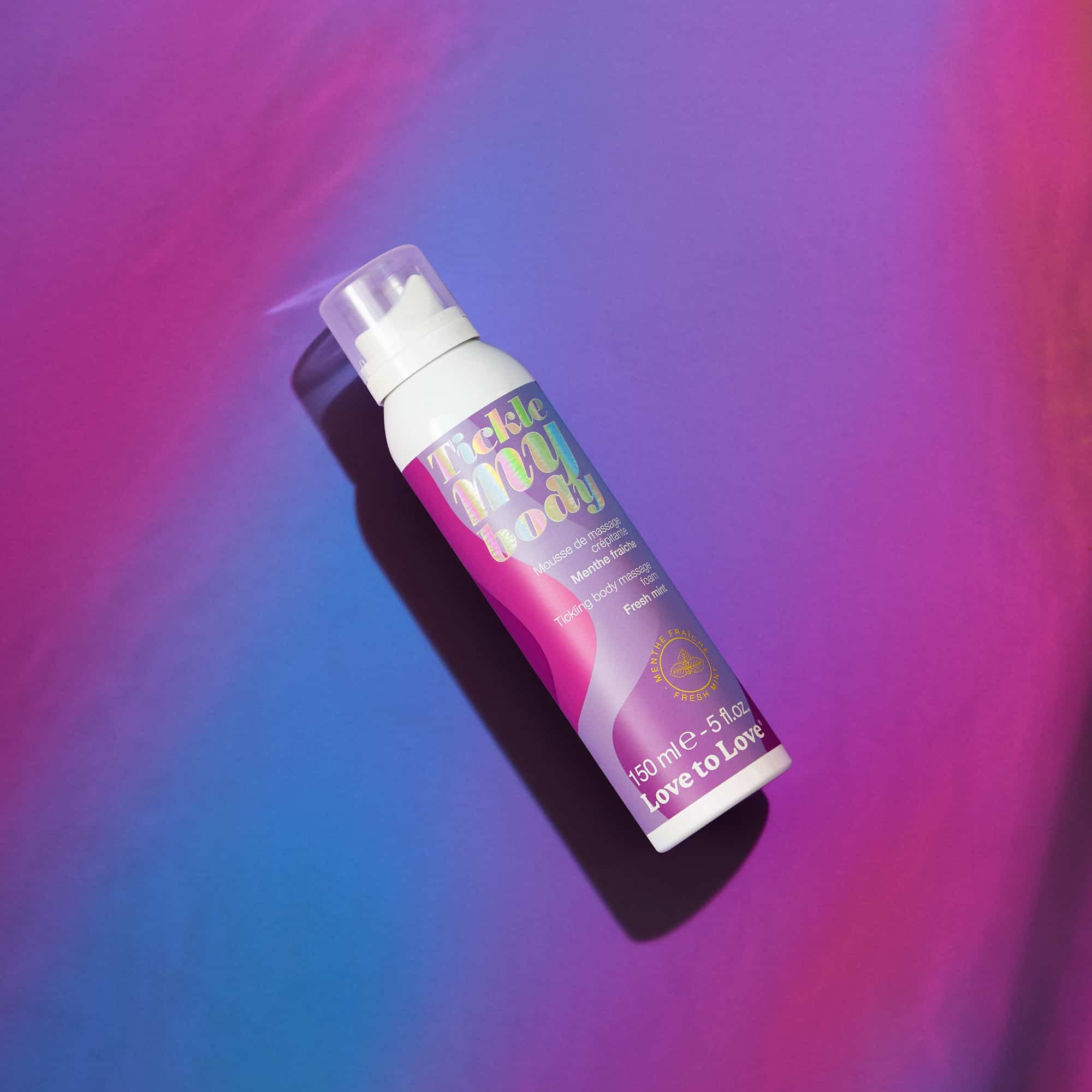 Массажная хрустящая пенка Love to Love TICKLE MY BODY Свежая Мята 150мл_4