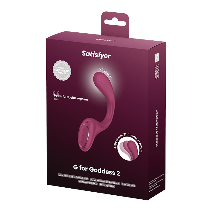 Вибратор для стимуляции зоны G Satisfyer G for Goddess 2, красный_2