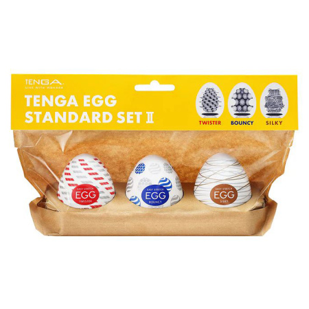 Набор мастурбаторов Tenga Egg Standard Set 2, 3 шт._3