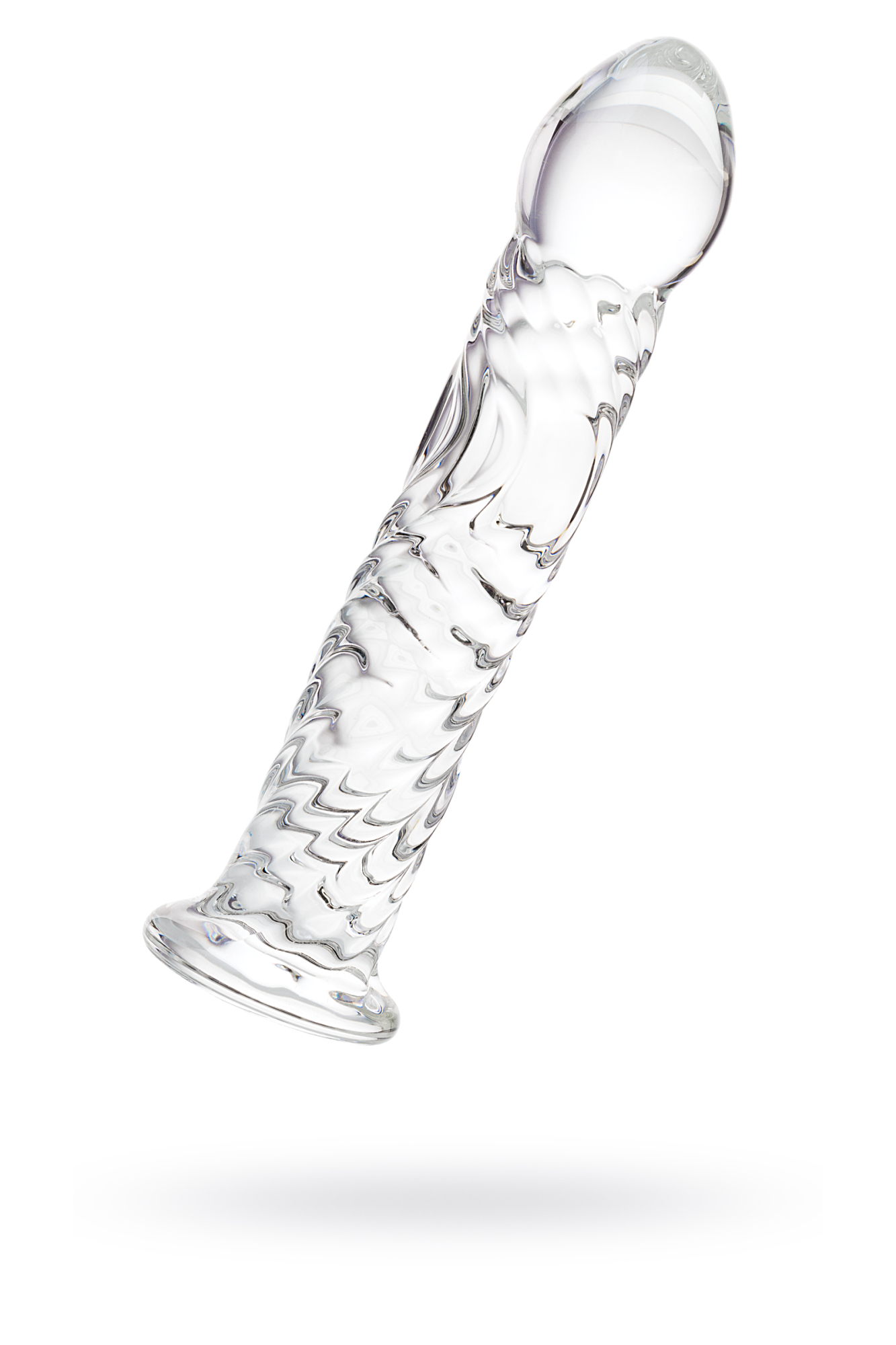 Нереалистичный фаллоимитатор Sexus Glass, стекло, прозрачный, 16,5 см_2