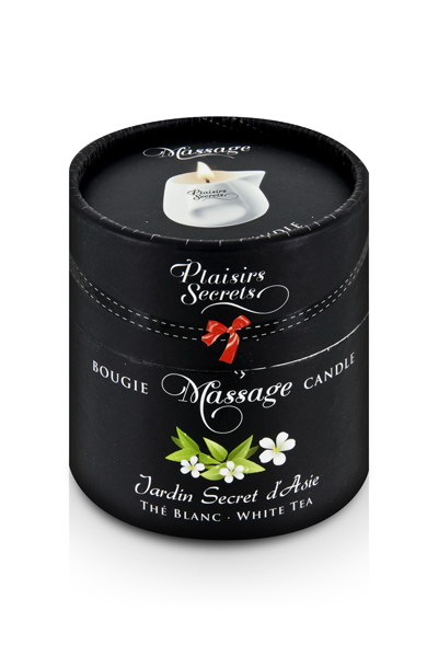 MASSAGE CANDLE WHITE TEA 80ML Свеча с массажным маслом 80 мл_1