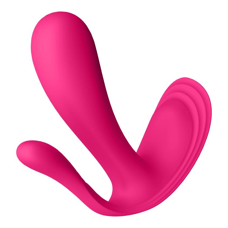 Бесшумный вибромассажер Satisfyer Top Secret+  для ношения и стимуляции точки G, розовый_4
