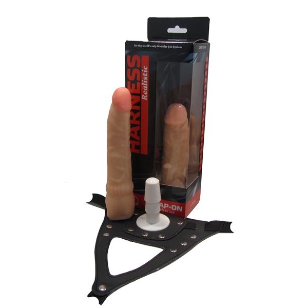 Фаллоимитатор с поясом harness ( strap-on ), l 195 мм d 45 мм арт. 280303_2