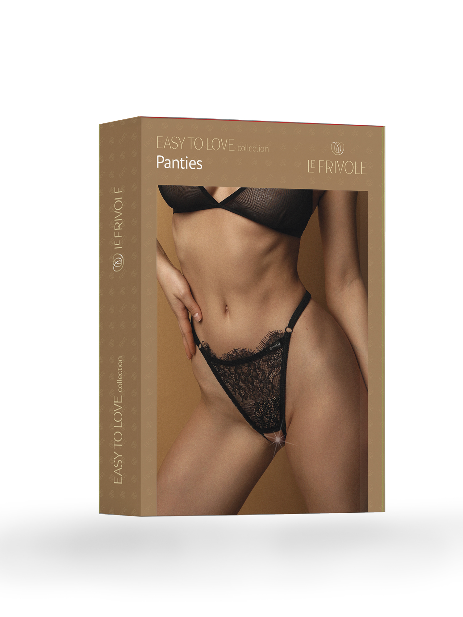 Трусики стринги с французским кружевом шантильи (Easy to love) L/XL (46-48)_1