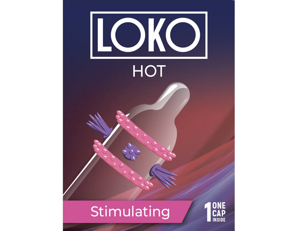 НАСАДКА СТИМУЛИРУЮЩАЯ SITABELLA LOKO HOT с возбуждающим эффектом, арт. 1456_2