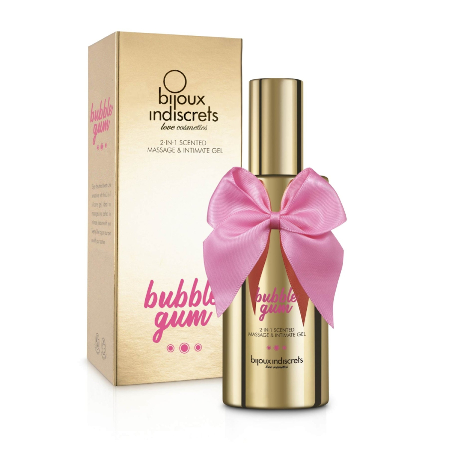 Массажный и интимный гель Bijoux Indiscrets Bubble Gum, 100 мл_1