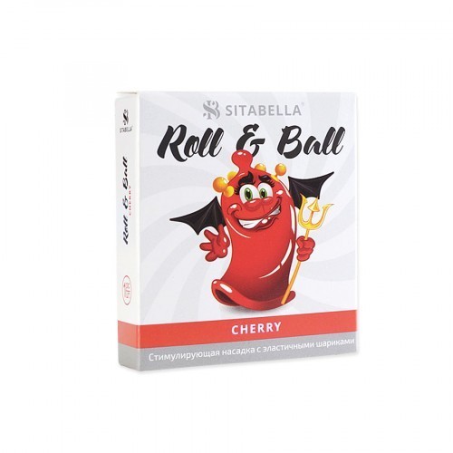 НАСАДКА СТИМУЛИРУЮЩАЯ SITABELLA R&B ВИШНЯ 4 шарика арт. 1425_2
