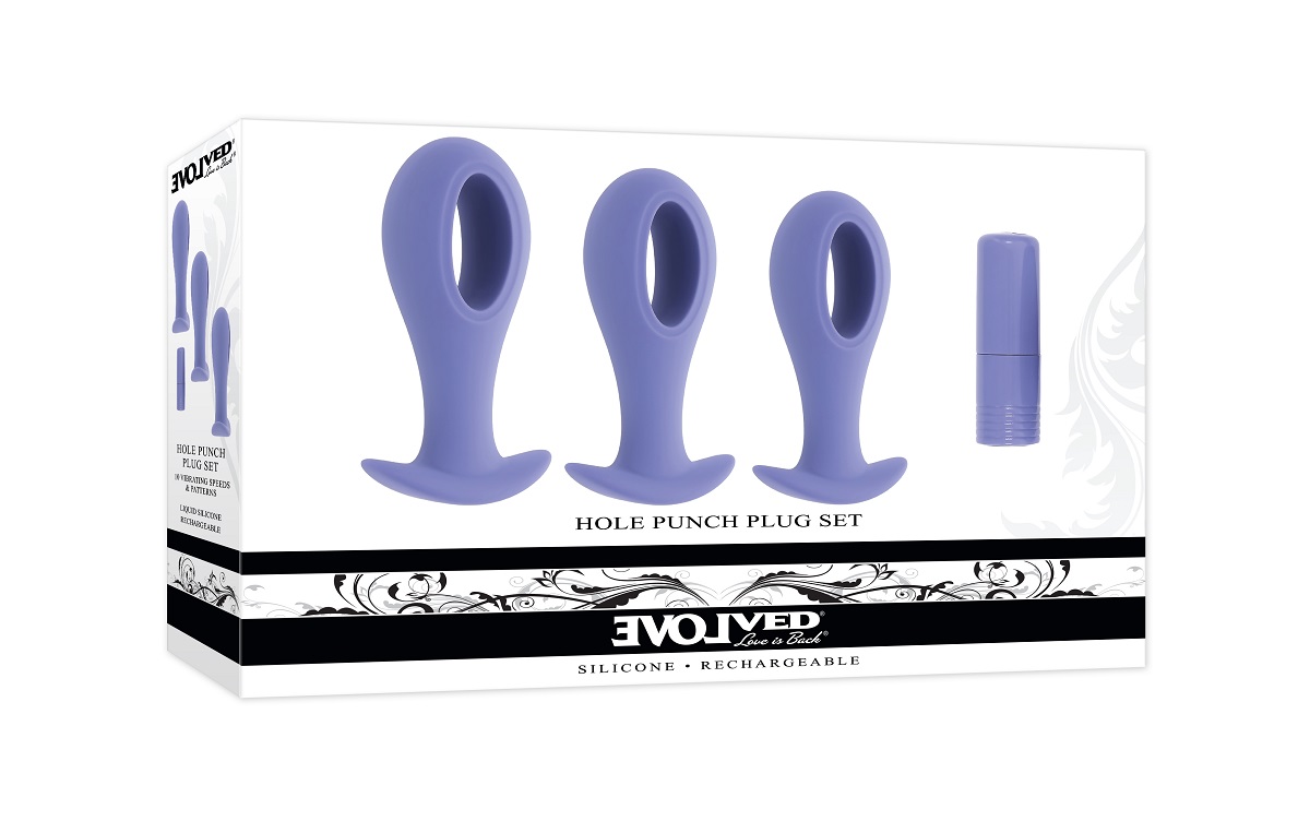 Набор анальных пробок с вибропулей Hole Punch Plug Set_2