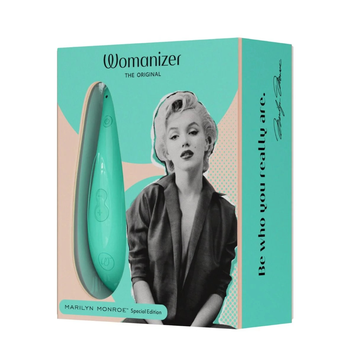 Бесконтактный клиторальный стимулятор Womanizer Marilyn Monroe мятный_1