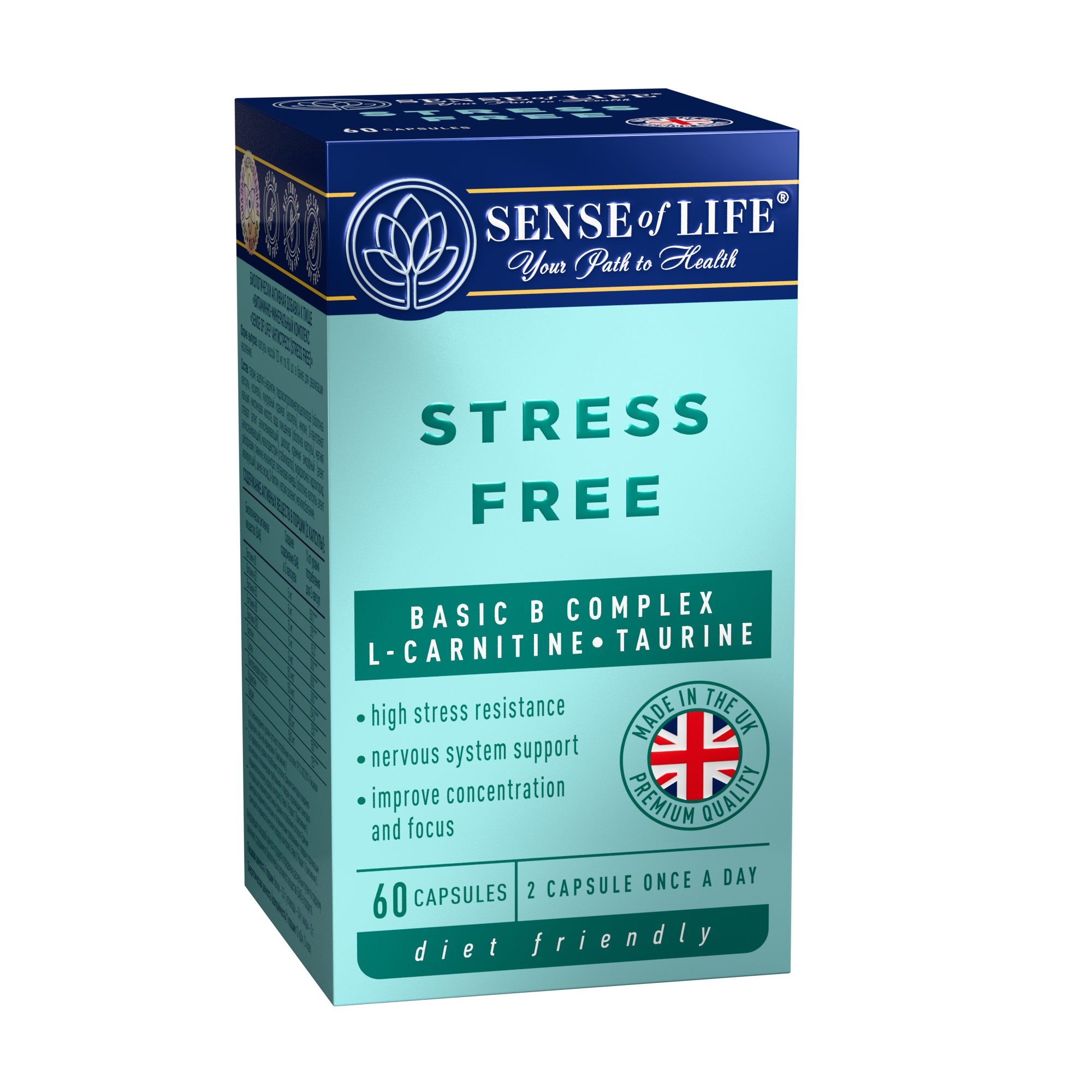 БАД Антистресс Sense of Life, витамино-минеральный комплекс, 60 шт_3