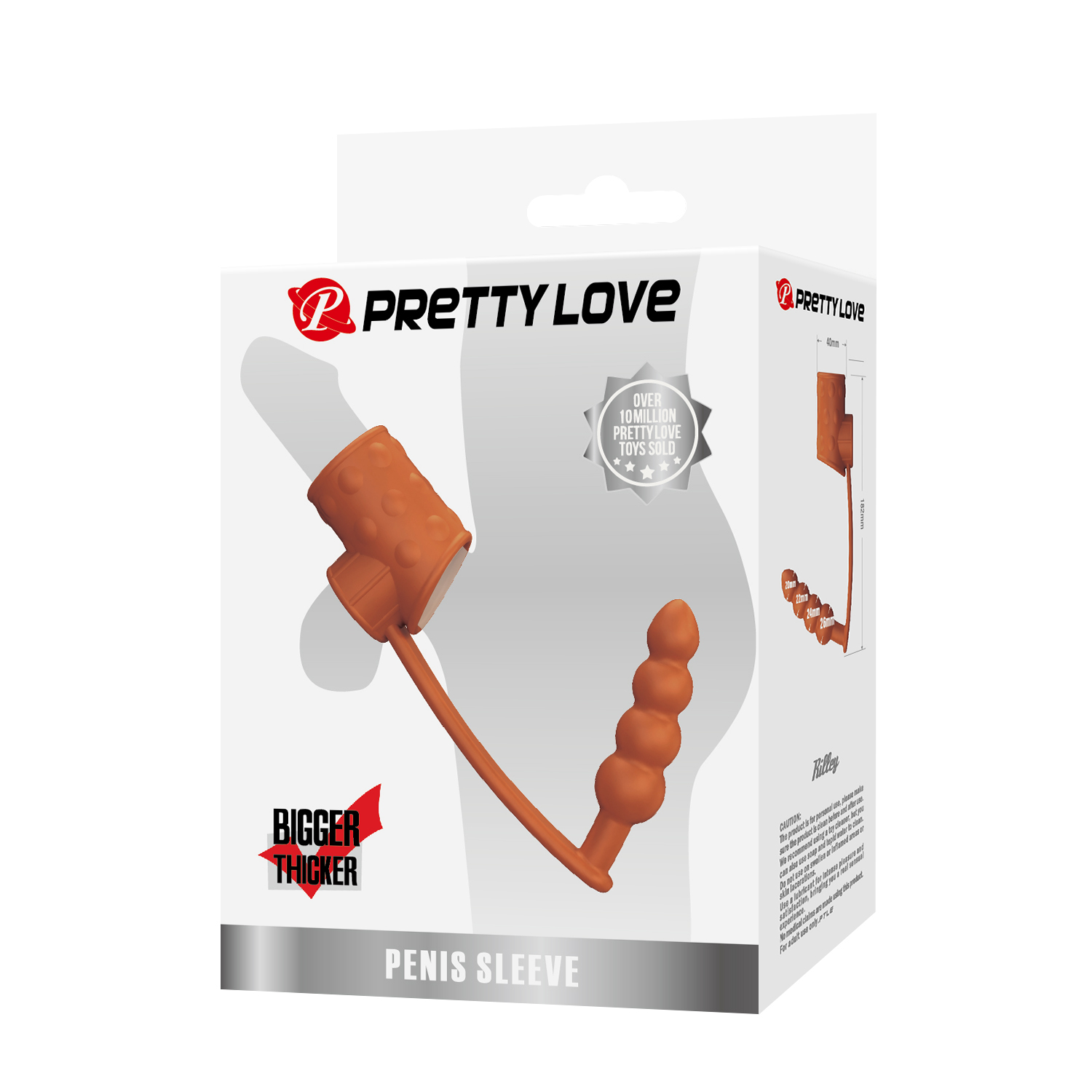 Анальная Пробка и Насадка на Член Pretty Love BI-026277_1