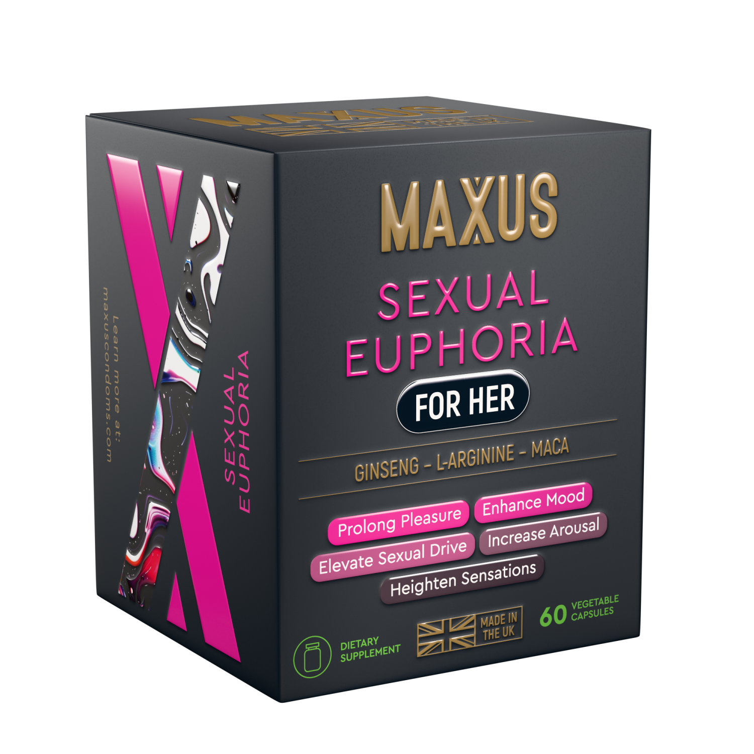 БАД MAXUS Сексуальная Эйфория для неё, Sexual Euphoria for her, 60 капсул_4