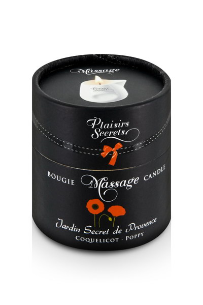 BOUGIE MASSAGE COQUELICOT 80ML Свеча с массажным маслом 80 мл_1