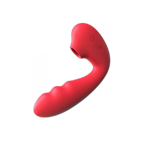 Вакуумный вибростимулятор BeYourLover Tara с функцией нагрева, красный_12