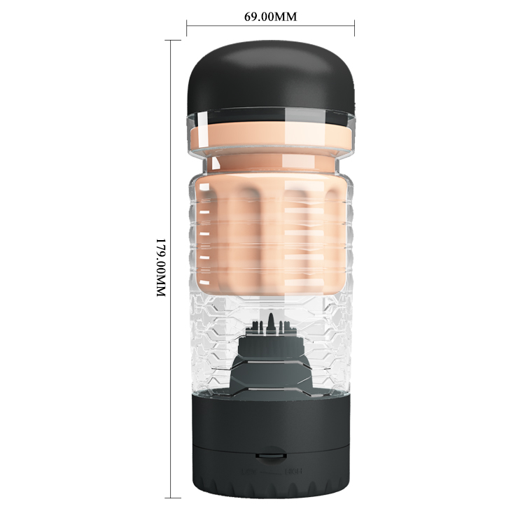 Мастурбатор вагина с вибрацией Emily, черный_4