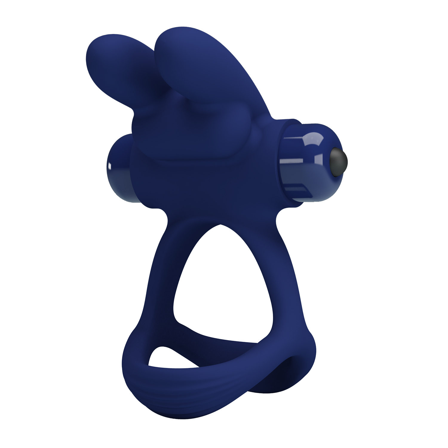 Эрекционное кольцо с вибростимуляцией клитора Pretty love BI-210320_1