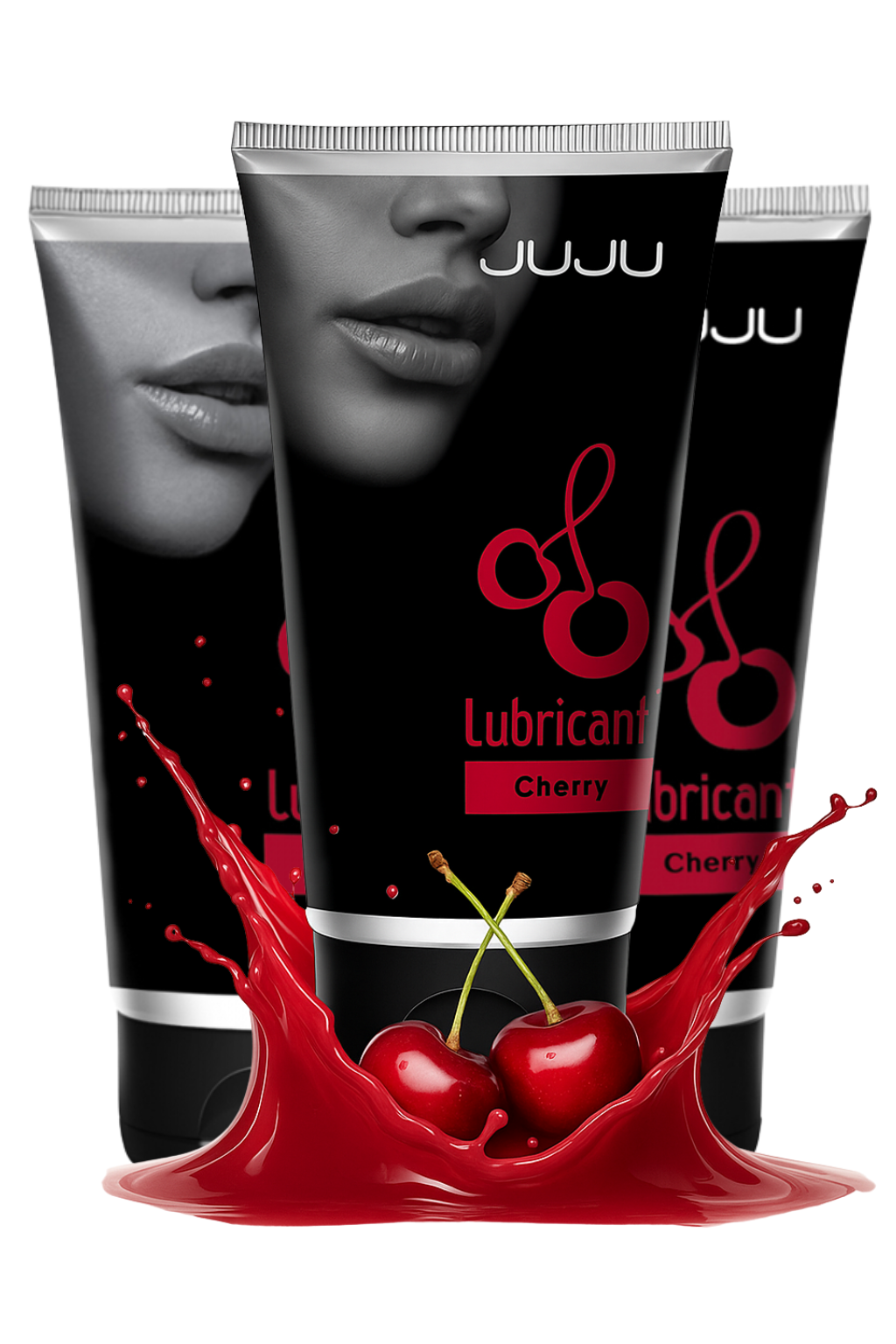 Сет съедобных лубрикантов JUJU Вишня, 3х50ml 646JU_1