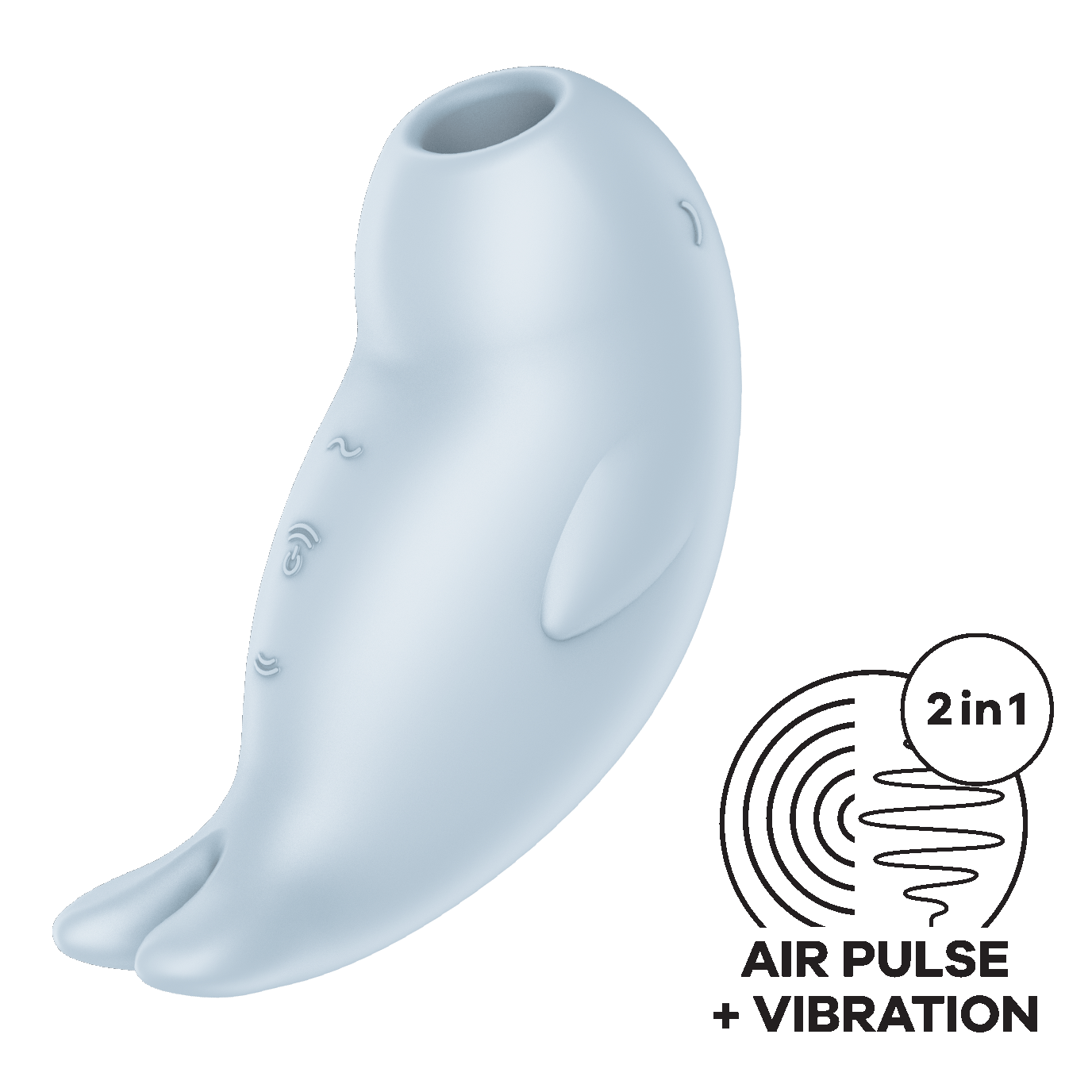 Вакуумный стимулятор клитора Satisfyer Seal you soon, голубой_1