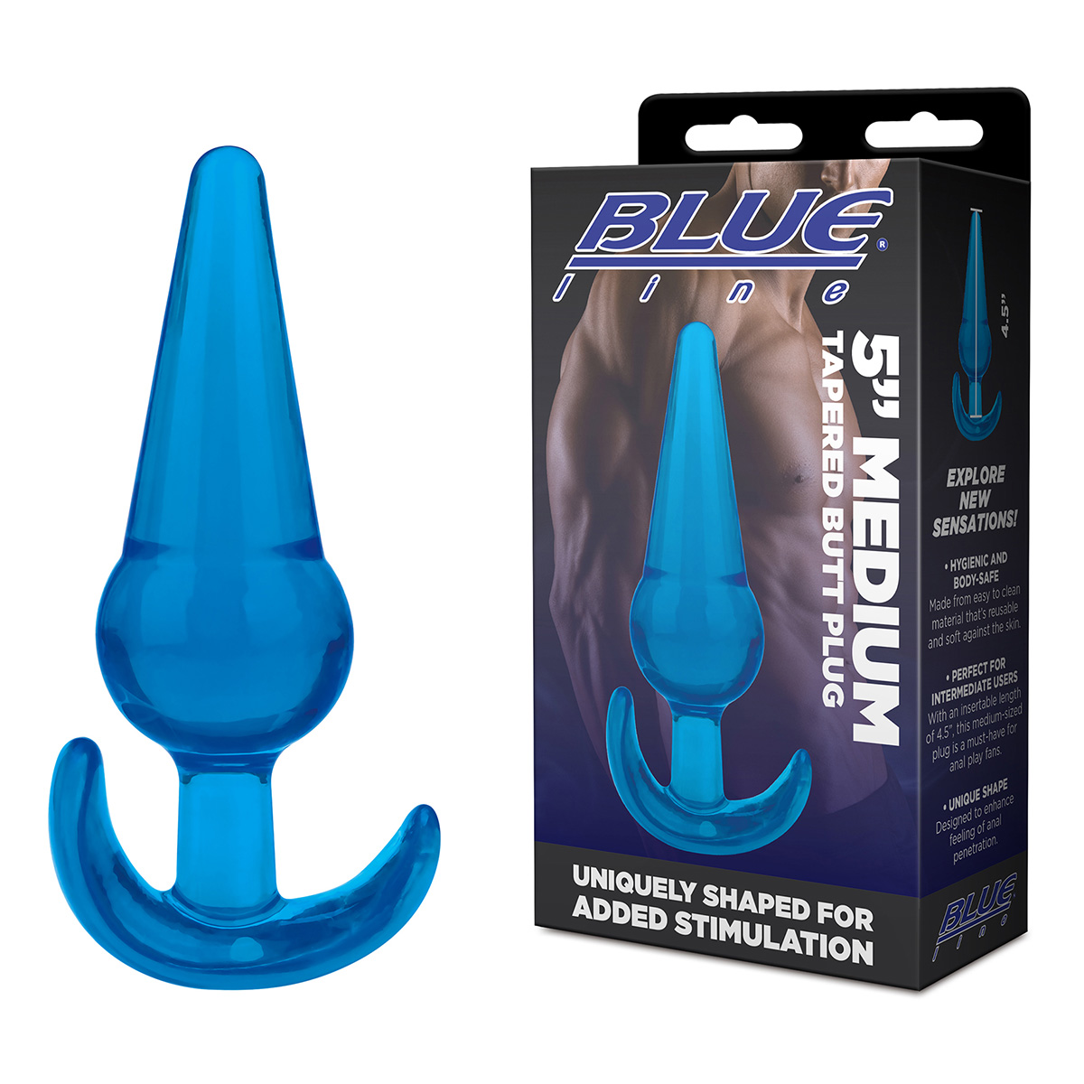 Анальная пробка конической формы 5in Medium Tapered Butt Plug_2