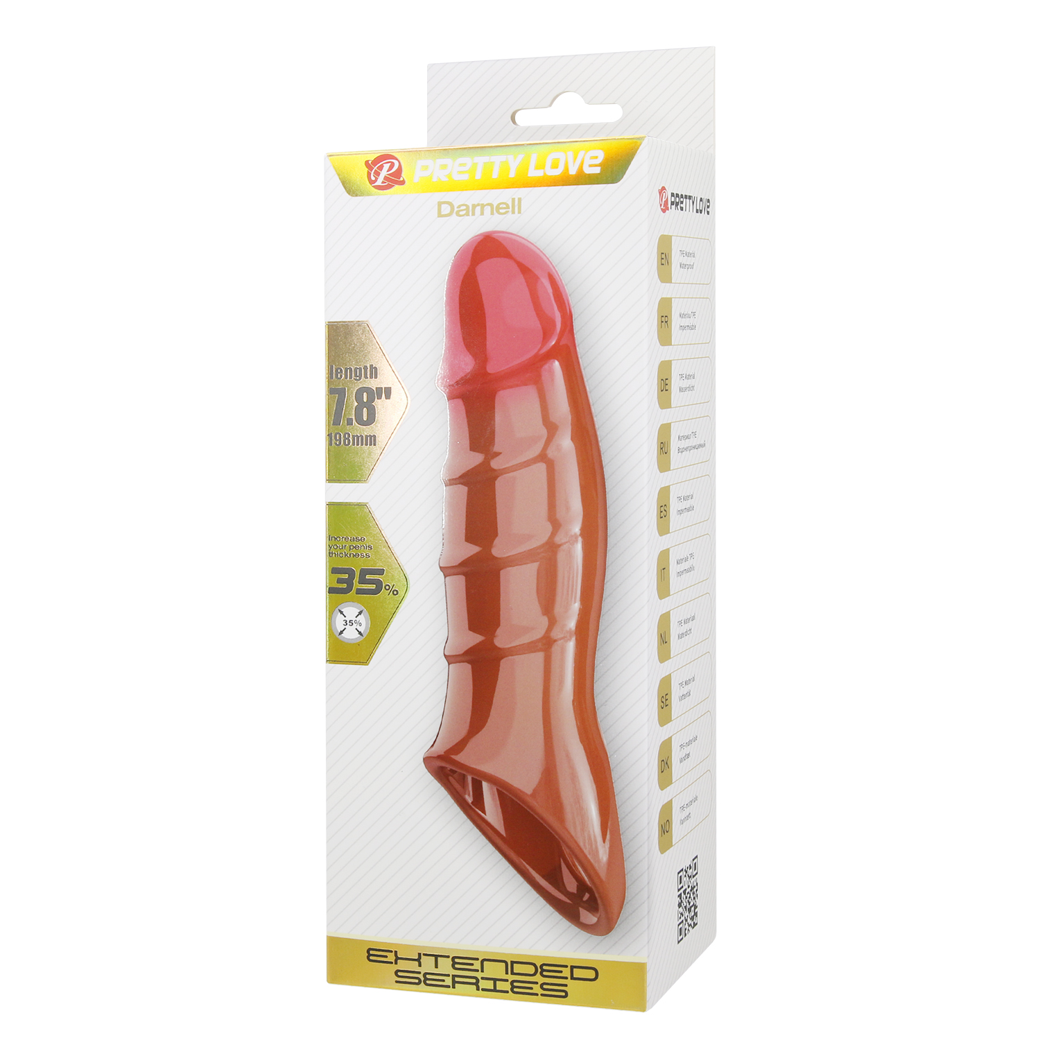 Реалистичная насадка на пенис BI-026278N-1_2