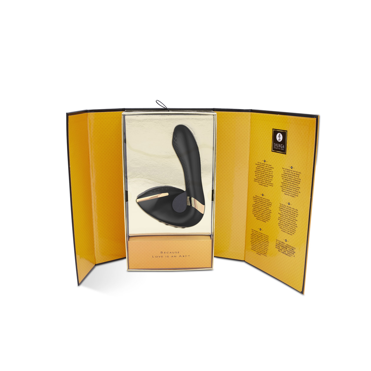 SOYO Вибростимулятор для клитора и зоны G с двумя независимыми моторами, чёрный_6