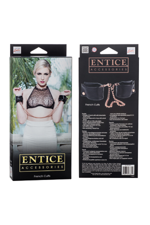 Мягкие наручники (оковы, фиксаторы) или французкие манжеты Entice French Cuffs_4