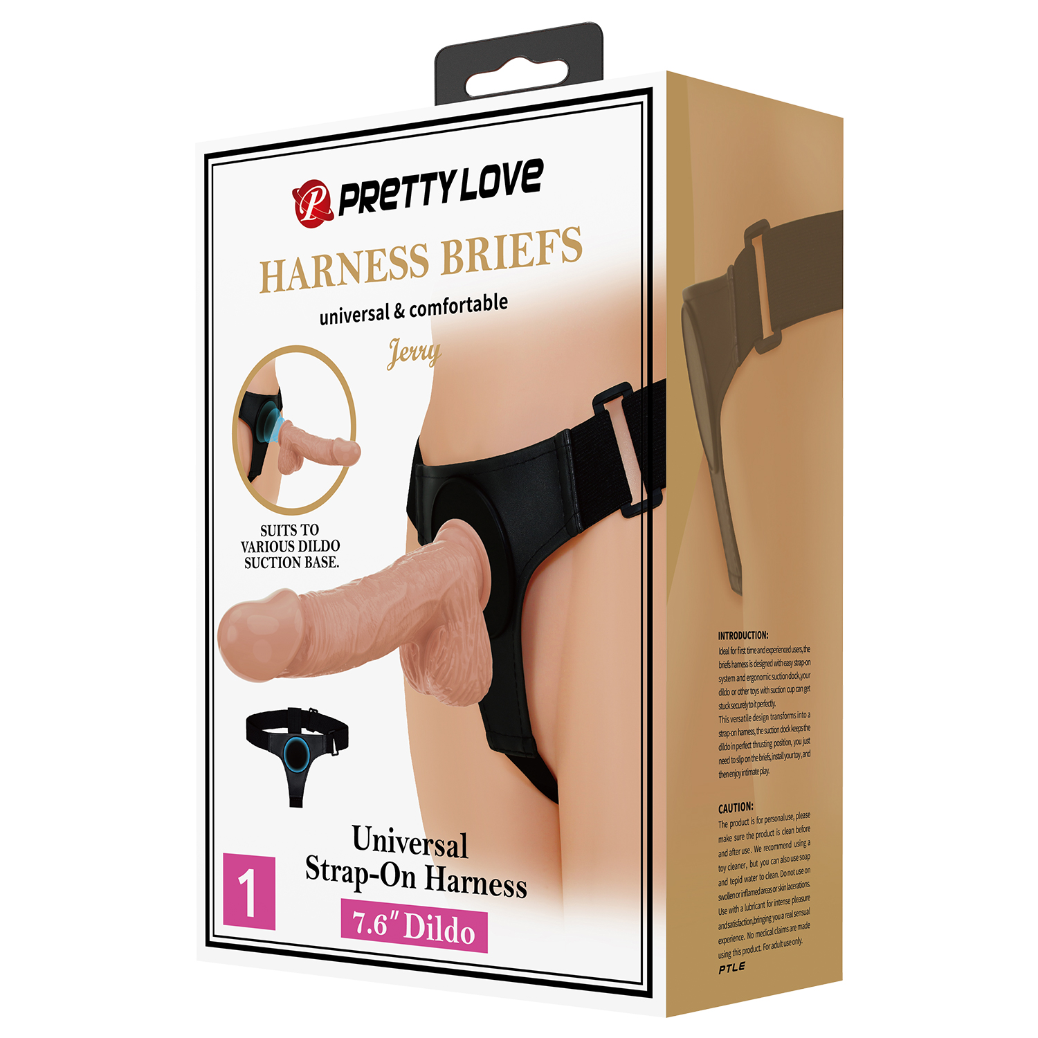 Страпон Pretty Love Jerry BW-022089NR_2