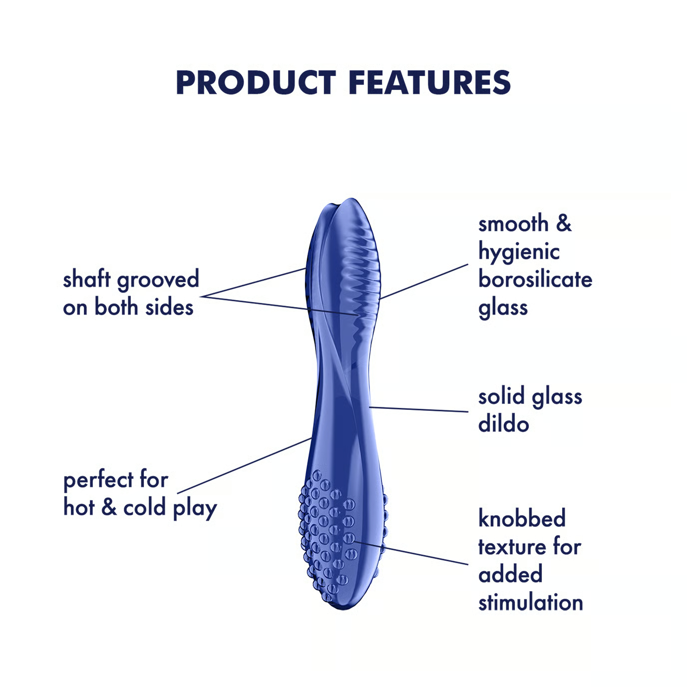 dazzling-crystal-2-dildo-blue-product-features