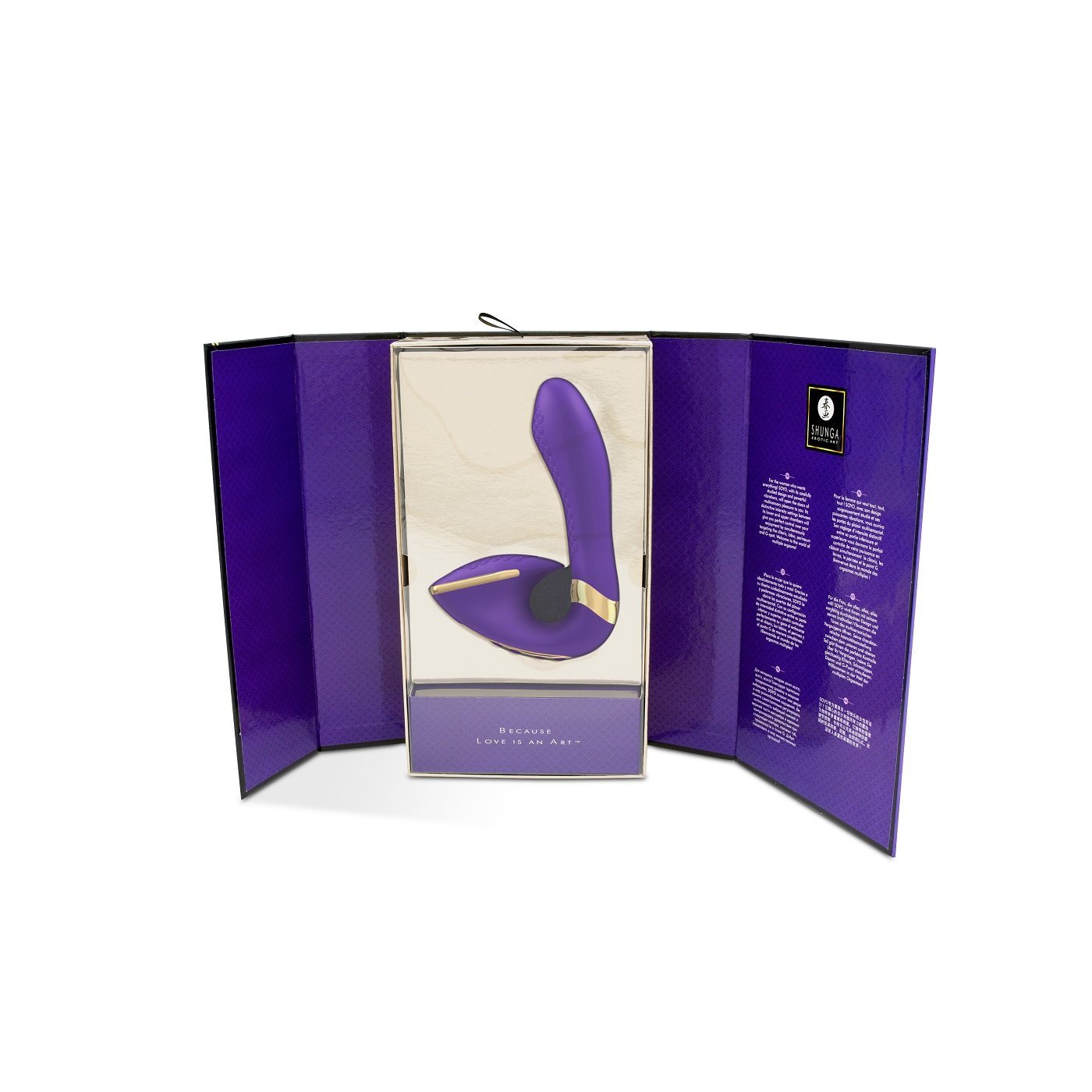 SOYO Вибростимулятор для клитора и зоны G с двумя независимыми моторами, фиолетовый_6