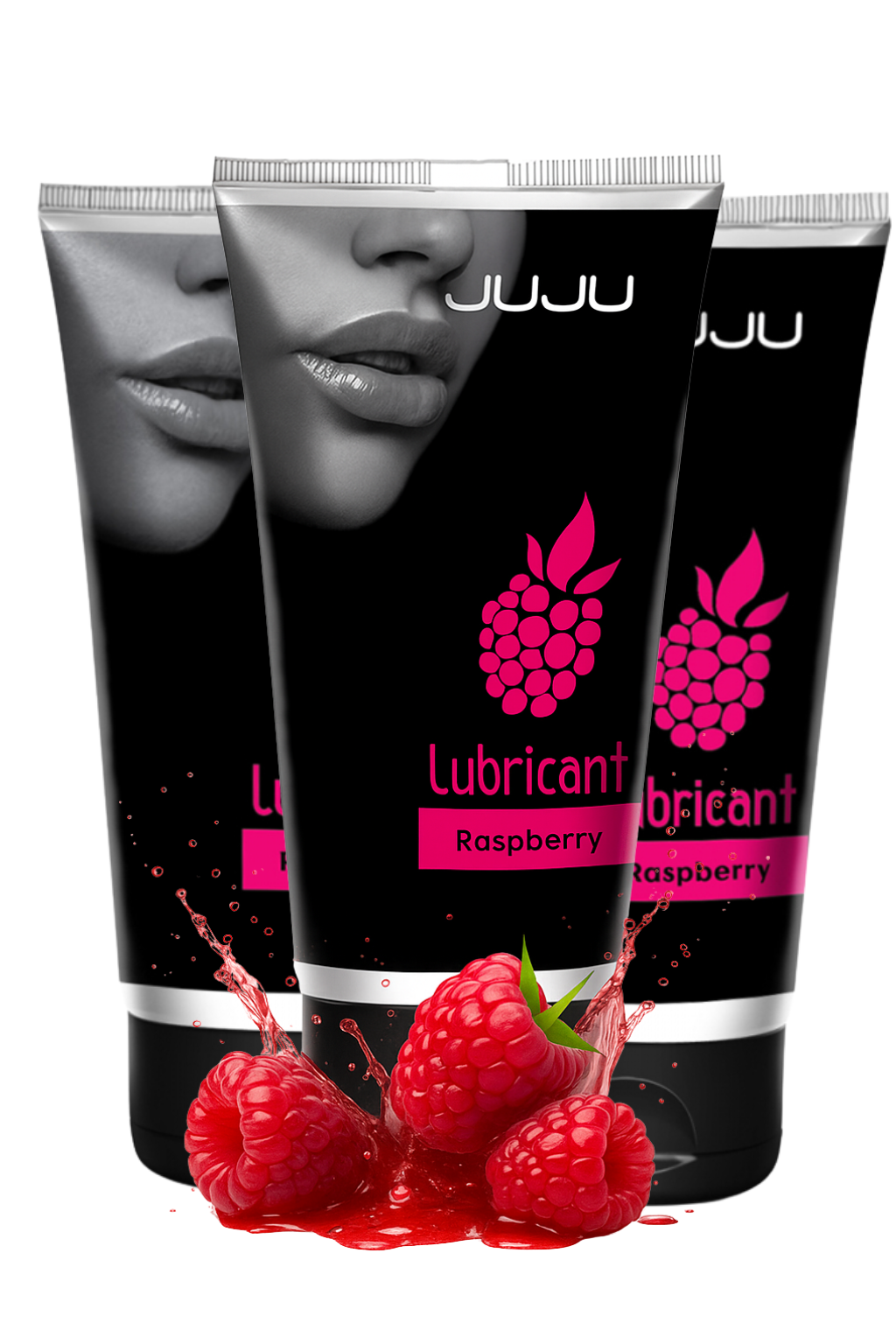 Сет съедобных лубрикантов JUJU Малина, 3х50ml 622JU_1