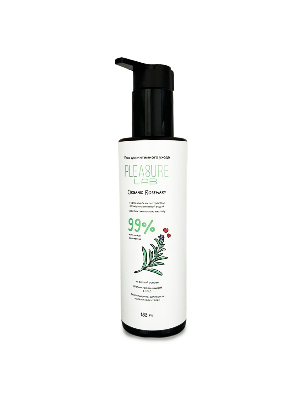 Натуральный Лубрикант Pleasure Lab Organic Rosemary 185 мл 1181-02Lab_2