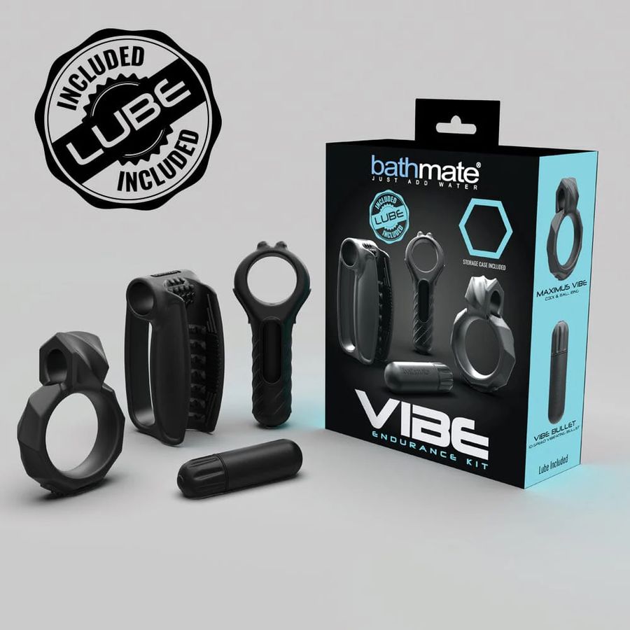 Набор Bathmate Vibe Endurance Kit: кольцо, вибропуля, мастурбатор_2