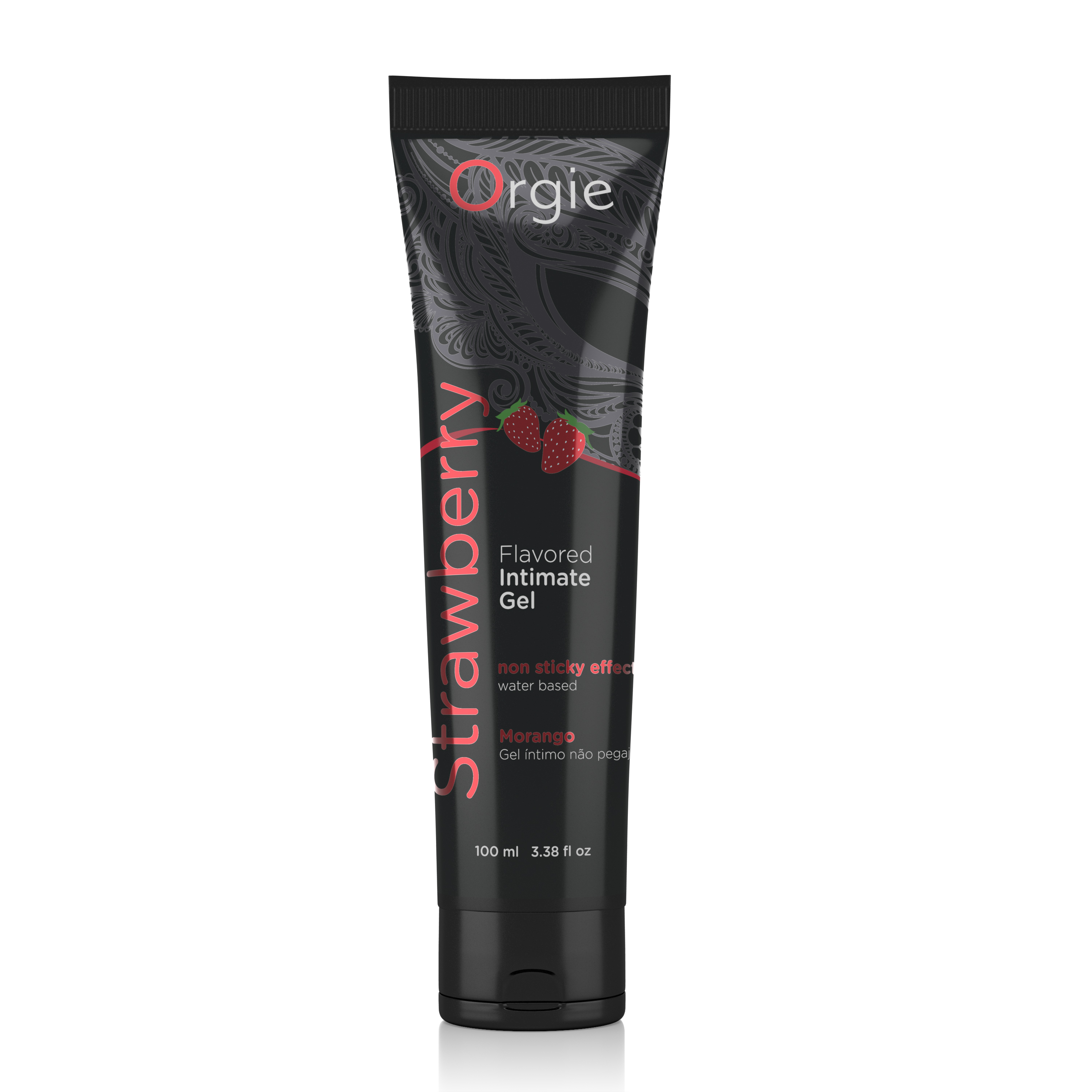 Съедобный интимный гель Orgie Lube Tube Strawberry, 100 мл_4