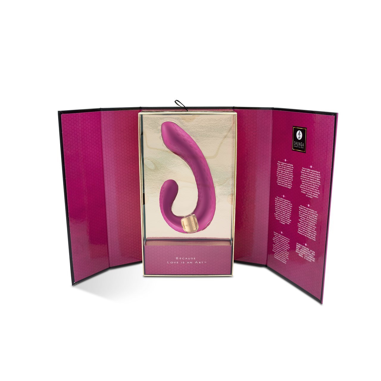 MIYO Гибкий вибростимулятор для клитора и зоны G с двумя моторами, ягодный_6