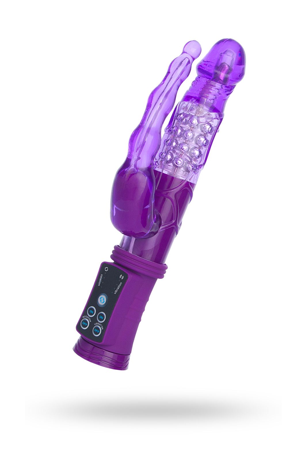Анально-вагинальный вибратор A-Toys by TOYFA High-Tech fantasy, TPR, фиолетовый, 22 см_6