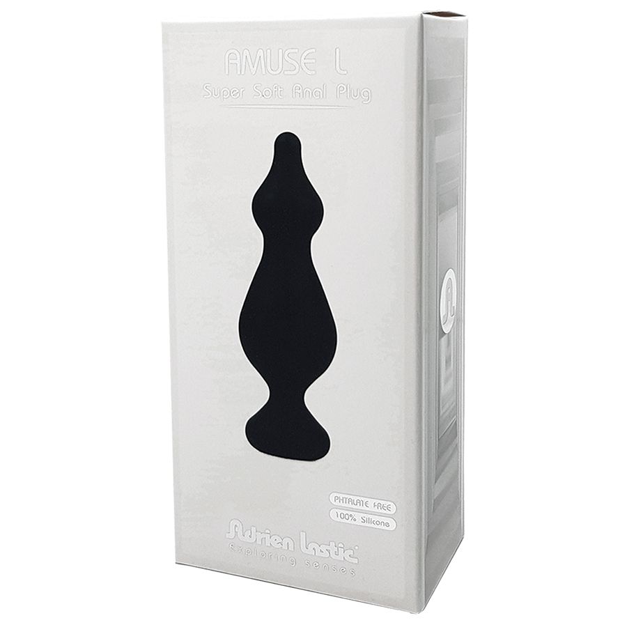 Анальная втулка Adrien lastic Amuse L, черная_2