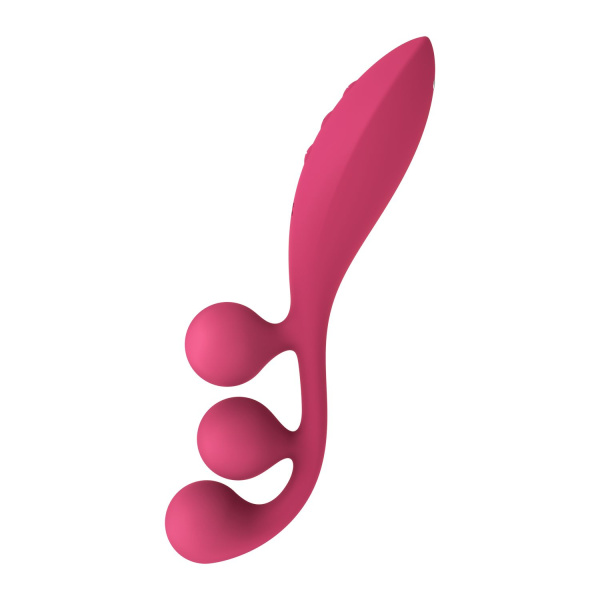 Тройной вибромассажёр Satisfyer Tri Ball 1, красный_3