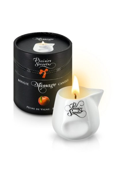 MASSAGE CANDLE PEACH 80ML Свеча с массажным маслом 80 мл_2