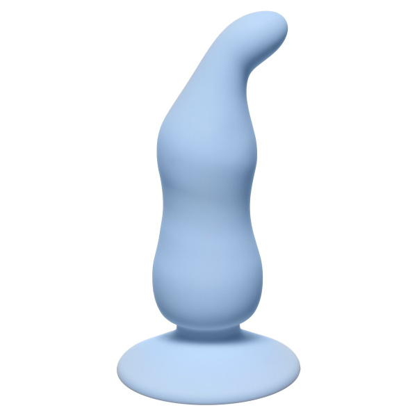 Анальная пробка Waved Anal Plug Blue_1