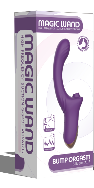 Вагинально-клиторальный вибратор Secwell SW3044-purple_3