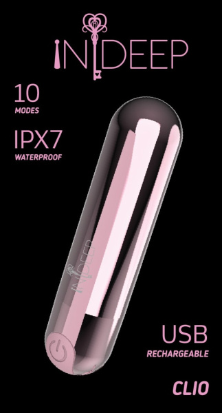Перезаряжаемая вибропуля Indeep Clio Pink_3