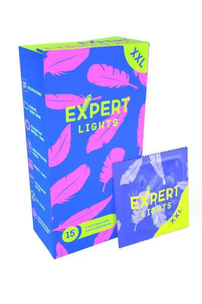 Презервативы EXPERT Lights XXL, ультратонкие, 15 шт_3