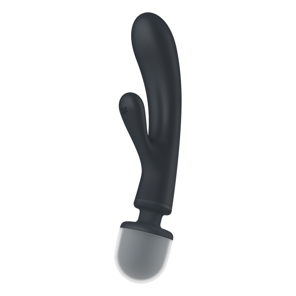 Вибратор-ванд 2 в 1 Satisfyer Triple Lover, серый_1