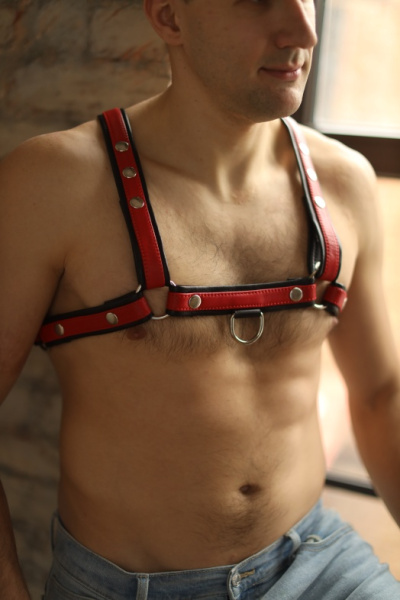 Портупея мужская Black-Red 400-18ars_1