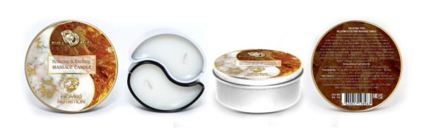 Массажная свеча Relaxing & Exciting Massage Candle Янтарное утро 2 шт. по 15 мл_1