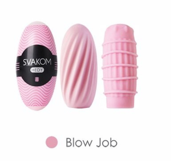 Набор мастурбаторов Hedy розовые 6 шт_1