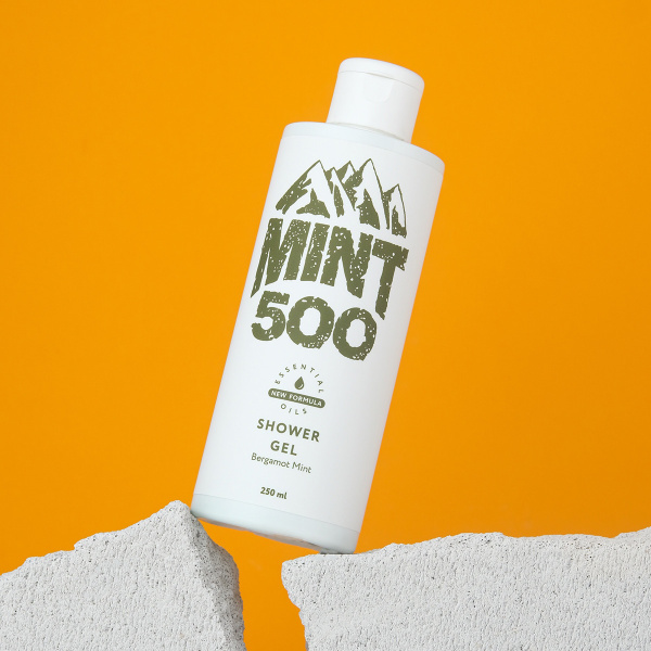 Увлажняющий гель для душа Mint500 Shower Gel Bergamot Mint 250 мл_5